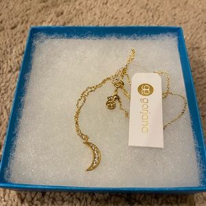 Gorjana Moon Necklace Gold